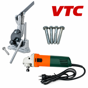Kit de rectification de sièges de soupapes avec meuleuse d'angle électrique et vis de fixation pour réparation automobile - Product Image 1