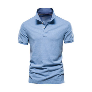 Camiseta Polo Deportiva para Hombre, Ligera, de Manga Corta, con Cuello, Cómoda, Transpirable, Ropa Deportiva Informal para Uso en Exteriores - Product Image 1
