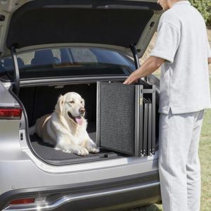 Rampa Pieghevole per Cani di Taglia Media e Grande fino a 113 kg, 160 cm L x 43 cm L, Rampa per Auto con Superficie in Feltro Antiscivolo per Proprietari di Animali - Product Image 2