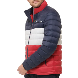 OEM ODM Custom Winter Classic Stand Collar Waterproof Windbreaker Thick Quilted <b>Jacket</b> Camouflage <b>Long</b> Casual Zipper <b>for</b> <b>Men</b> - Product Image 4