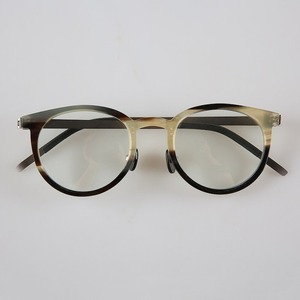 Natural Buffalo Horn Spectacle From Buffalo Horn for Opticians and Spectacle <b>Frame</b> Manufacturers in Oval Shape & Multi Colour - Product Image 2