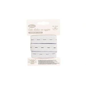 Nastro Elastico Ilan con Occhielli 20mm x 2m Metallizzato per Uso in Abbigliamento - Product Image 1