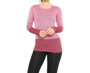 T-shirts de compression légers et respirants pour femmes enceintes, de haute qualité, avec coussinets de poitrine, pour la gym et le yoga, à manches courtes - Product Image 1