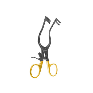 Rétracteur Bellucci Wullstein de qualité supérieure 8'' noir/or micro, chirurgie plastique, abdominoplastie, instruments chirurgicaux en acier allemand, CE - Product Image 1