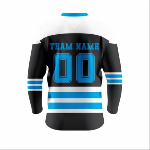 Premium Team Ice Hockey Jersey Moisture Wicking Sportswear Custom Hockey Apparel Supplier - Product Image 6