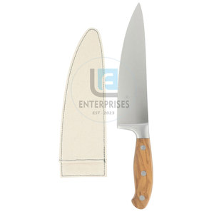 Best Manufacturer Chef <b>Knives</b> Stainless Steel Wood Handle Modern Design Durable Eco-Friendly Reasonable Price - Product Image 2