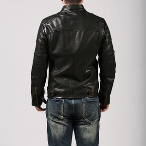 แจ็คเก็ตหนังมินิมอลสไตล์คนดัง แจ็คเก็ตหนังวัวแท้ บริการ OEM คุณภาพสูง แจ็คเก็ตหนังหนาน้ำหนักมาก - Product Image 2