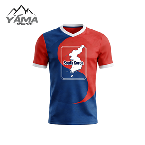 قميص كرة قدم كوري فاخر 2026 عالي الجودة من تايلاند، قميص كرة قدم مخصص بتقنية الطباعة بالتسامي والقطع الأوتوماتيكي - Product Image 1