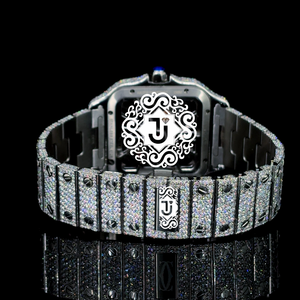 Montre mécanique ETA de luxe en acier inoxydable avec diamants, style mode, pour usage quotidien et clubbing, prix direct usine - Product Image 5