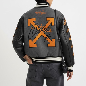Chaqueta Varsity de Invierno para Hombre MARGINAL SPORTS 2026, Personalizada, al por Mayor, Transpirable, Ecológica, con Forro Polar, de Alta Calidad - Product Image 6