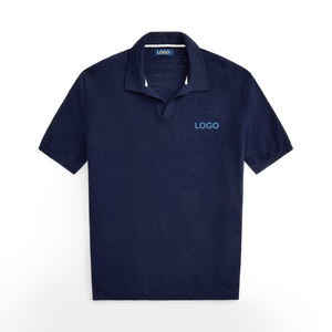 Suéter Premium para Hombre, de Manga Larga, en Algodón y Lino Texturizado, Marca Privada OEM, Transpirable, Ligero, Tejido Casual, Personalizado - Product Image 2