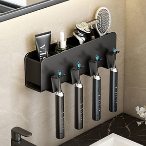 Huge Metal Multifunctional Wall Stand Organizer Customized Design Includes Handy Toothpaste Dispenser Storage Drawers Available - Product Image 5