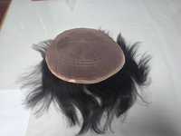 Prothèse capillaire homme bouclée en cheveux humains Remy indiens, entièrement en dentelle transparente HD, densité 100%, longueur courte, nœuds blanchis, toutes couleurs TAZ HAIR