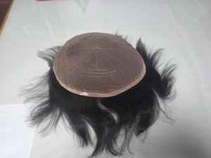 ท็อปเป้ผมแท้แบบเต็มศีรษะสำหรับผู้ชาย ผมอินเดียเรมี่ แบบลอน ความหนาแน่น 100% ความยาวสั้น TAZ HAIR BANGLADESH - Product Image 6