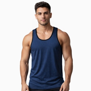 Débardeur athlétique classique pour homme, tissu à séchage rapide, matière respirante, toucher doux, tissu léger, coupe confortable. - Product Image 1