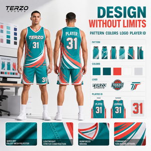 Tenue de basket-ball personnalisée Game Day Pro, ensemble de maillots et shorts renforcés à séchage rapide avec graphiques d'équipe en sublimation permanente - Product Image 2