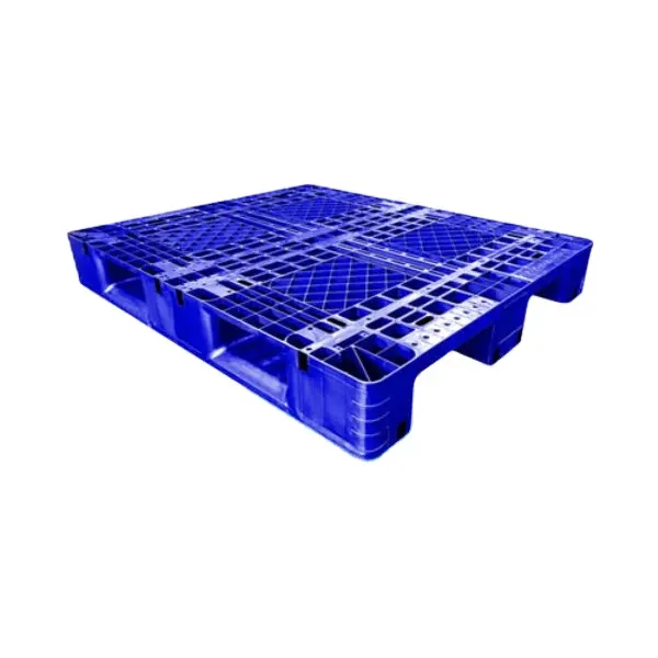 Medium Duty 4-Way Entry High Quality Blue Euro Pallet Single 750 kg Material OEM Faced Durable HDPE pallets plastic price