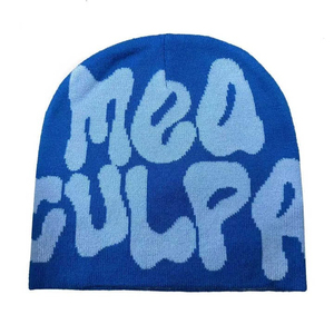 Winter Best Selling Custom Beanie Caps Professional Designer Printing Pakistan's <b>Top</b> Wholesale Supplier jacquard Beanie Caps - Product Image 1