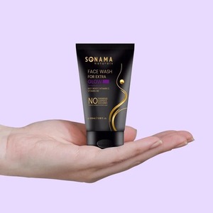 Nettoyant visage Sonama Naturals Double Glow Regimen, best-seller, pour un éclat supplémentaire, nettoyage quotidien du visage et rafraîchissement de la peau, en vente - Product Image 4