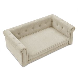 Elegante e Moderno Letto Rettangolare per Animali Domestici, Comodo Divano Rialzato per Cani di Taglia Media e Grande, Resistente Cuccia per Cani - Product Image 6