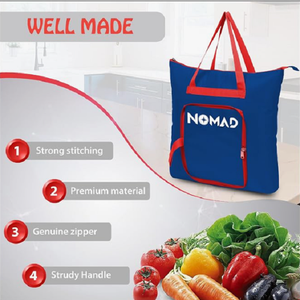 Ultra Lightweight Foldable Carry <b>Bag</b> Reusable Shopping Tote 20L <b>30L</b> Travel Grocery <b>Bag</b> with Pocket Size Storage - Product Image 2