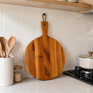 Tabla de Cortar de Madera de Teca, Tabla de Madera Maciza para Picar y Servir, Utensilios de Cocina para Cafetería, Restaurante, Hotel, Resort, Proyecto Hotelero - Product Image 1