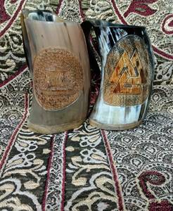 แก้วกาแฟทรงเขาสัตว์ขัดเงาคุณภาพพรีเมียม เป็นมิตรกับสิ่งแวดล้อม ดีไซน์ทันสมัย รูปทรงธรรมชาติ ความจุขนาดใหญ่ เหมาะสำหรับใช้ในบ้านหรือธุรกิจ - Product Image 6