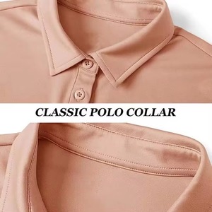 Polo à manches courtes pour femme OEM, personnalisable avec logo, chemises de golf vierges pour femmes, vente en gros, fournisseur de t-shirts respirants à col pour femmes - Product Image 5