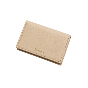 Beige Microfiber <b>Fabric</b> Bifold <b>Wallet</b> Slim Card Holder Minimalist Waterproof Gift for Unisex - Product Image 3