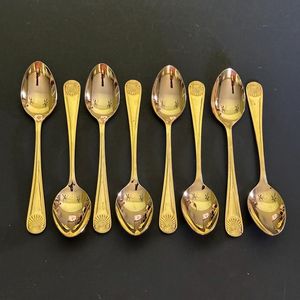 Great Design Hand Polish Stainless Steel Spoon New Quality Server or Salad Spoons Home & Restaurant <b>Tabletop</b> Spoon - Product Image 2