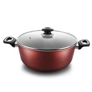 Wok de Acero Inoxidable Antiadherente y Duradero con Tapa de Vidrio y Doble Asa, Apto para Cocina de Gas, Eléctrica e Inducción, Lavavajillas y Horno - Product Image 4