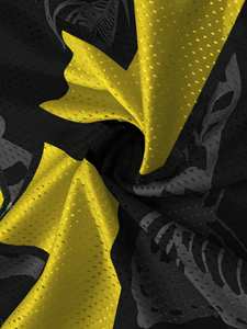 Camiseta de Fútbol Americano de Malla Personalizada de Secado Rápido, Cuello en V, Estampado de Mariposa por Sublimación, Ropa Deportiva de Gran Tamaño, Producción OEM - Product Image 6