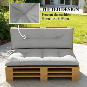 Cuscino di Ricambio Grigio Chiaro per Sedia da Giardino (Solo Cuscino) - Product Image 3