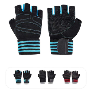 Guantes Deportivos Transpirables de Medio Dedo, Ligeros, de Poliéster, Impermeables, para Gimnasio, Levantamiento de Pesas y Entrenamiento - Product Image 1