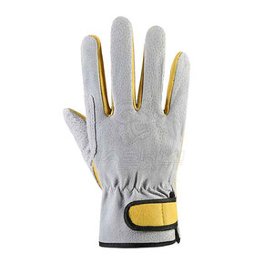 Strong Durable Leather Safety Gardening <b>Gloves</b> For General Gardening Outdoor Tasks And Yard Work - Product Image 3
