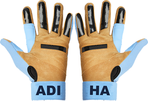 Gants de frappe de baseball en cuir de qualité supérieure, tailles et couleurs personnalisables, fermeture auto-agrippante, excellente qualité de Adiha Impex - Product Image 3