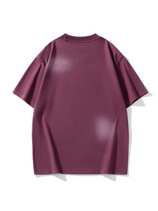 เสื้อยืดพิมพ์ลายกราฟิกวินเทจทรงโอเวอร์ไซส์แบบย้อมสีเอซิด ขายส่ง ออกแบบเองได้ เสื้อยืดผ้าฝ้ายสตรีทแวร์สำหรับผู้ชาย - Product Image 2