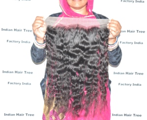 Cheveux humains indiens ondulés HD 13*6, double trame, couleur naturelle, cuticules alignées, Deep Wave, pour femmes, vente en gros - Product Image 2