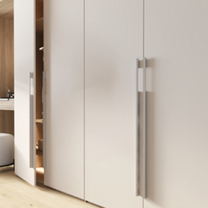 Perfil de borde moderno para armario, tirador de aluminio montado en superficie, herrajes para muebles de hogar, para puerta de armario. - Product Image 1