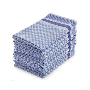Venta al por mayor de trapos de cocina de microfibra reutilizables de doble cara pequeña toalla de diseño a cuadros hogar 3/5/10pc bordado viaje en coche - Product Image 2
