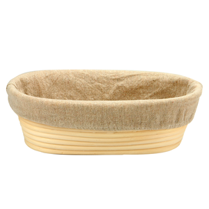 Natural Eco-Friendly Wicker Cane Proofing Basket Handmade Rattan Dough Rising Basket for Artisan Sourdough Bread Wholesale - Product Image 1