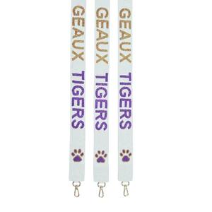 CRYSTAL CRAFT Star Designer Handmade Embroidered Glass Beads Customized Color & Logo Purse Strap for <b>College</b> <b>Bags</b> - Product Image 3