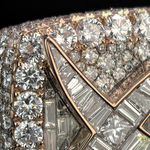 Luxury Lab Grown Diamond Hip Hop <b>Ring</b> For Men Iced Out Baguette Cut Gold Plated <b>Statement</b> <b>Ring</b> Custom Fashion Jewelry - Product Image 5