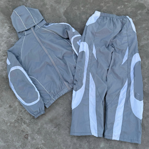 Custom Manufacturers Nylon Sporty Breathable Windbreaker Jacket & Tracksuit Pants <b>Joggers</b> for <b>Men</b> - Product Image 2