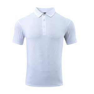 Camiseta Polo Personalizada de Secado Rápido para Hombre, 100% Poliéster Orgánico, Diseño Sólido, para Golf, Tallas Grandes - Product Image 4
