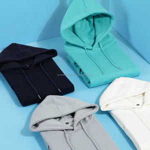 เสื้อฮู้ดผู้ชายทรงเข้ารูปทั่วไปทำจากผ้าฝ้าย GSM 100% 350ตามสั่ง - Product Image 2