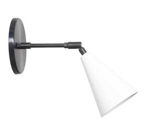 Minimalist Wall Mounted Desk Lamp Black Metal Adjustable Arm Office Lighting Fixture Indoor Home Decor - Product Image 4