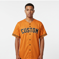Kaos Jersey Baseball Unisex Custom, Pendek, Bernapas, Ukuran Besar, Sablon Sutra, Anti-Bakteri, 100% Katun Organik