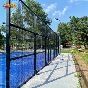 Pista de Pádel Resistente Phuoc Thinh para Interiores y Exteriores, Estructura de Acero Galvanizado, Césped Artificial, Exportación - Product Image 3