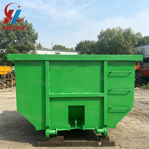 Venta Directa: Contenedor de Basura Rodante de Acero al Carbono Estilo Bañera Verde para Empresas de Residuos - Product Image 5